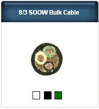 8/3 soow bulk cable