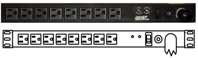 15a surge protectors PDU