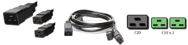 c20 to c19 splitter cords