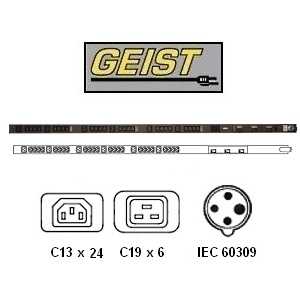 Geist,Rackmount PDU,Mount,Rack