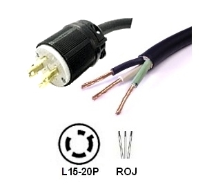L15-20P to ROJ Power Cords (20A)