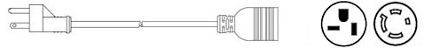 5-20 to L14-20 power cable