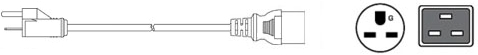 6-15 to c19 power cable