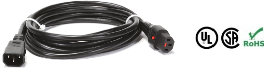 c14 to locking c13 power cable 
