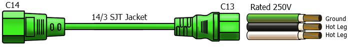 c14 to c13 power cable