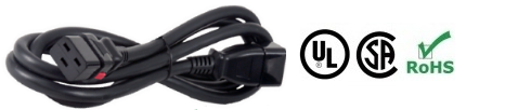 Auto-lock c20 to c19 power cable