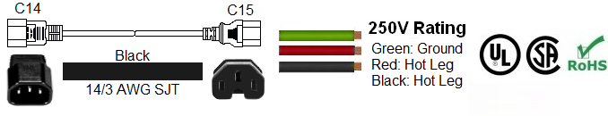 c14 to c13 power cable