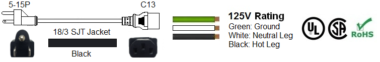 c14 to c13 power cable
