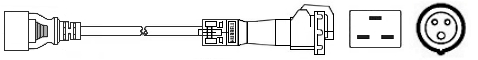 C20 to 320C6W power cable