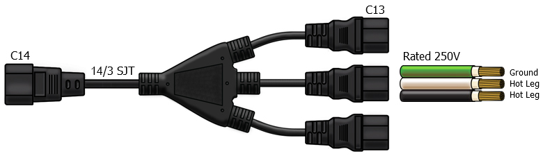 c14  to c13 power cords