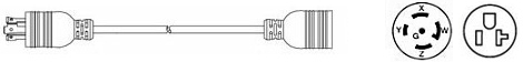 L21-30 to 5-20 power cable